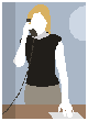 hearing person using phone